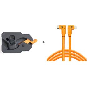 TetherTools TetherGuard Leverlock &amp;amp; Cable Kit Dual USB-CÂ Right Angleâ To