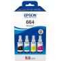 Epson EcoTank 664 4 Black Yellow Cyan Magenta Original Ink Tank