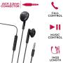 Auriculares Intrauditivos Myway MWHPH0019/ con Micrófono/ Jack 3.5/ Negros