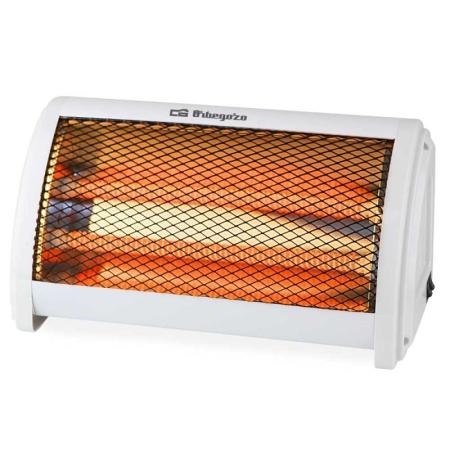 Estufa de Cuarzo de Pie Orbegozo BP 3200/ 2 niveles de potencia/ 500W-1000W