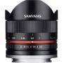 Samyang 8mm Fisheye f/2.8 CS II MC Sony E-System Black