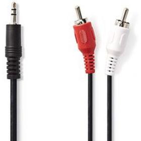 Nedis Stereo-Audio Cable 3.5mm M-2X RCA M 1.5m BK