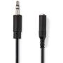 Nedis Stereo-Audio Cable 3.5mm M-6.35mm F 0.2m BK