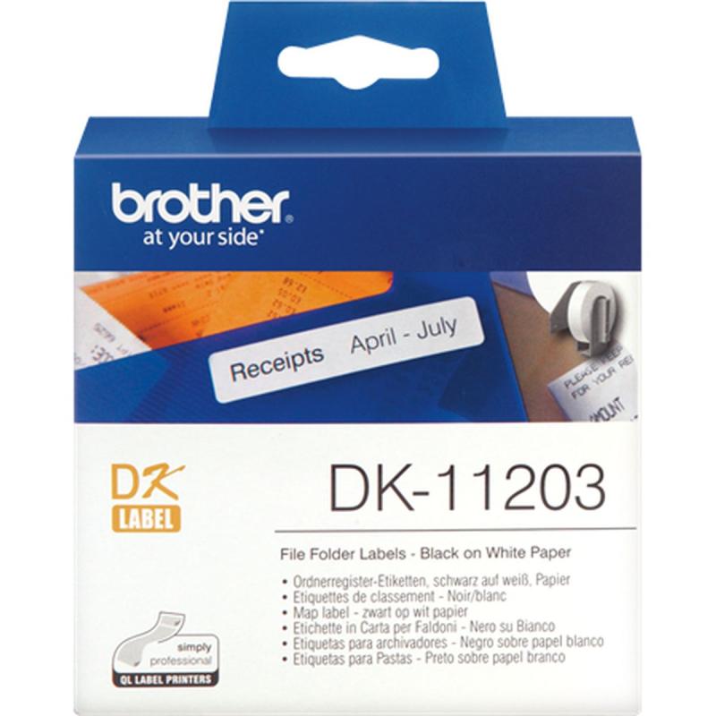 Brother DK11203 File Folder Labels