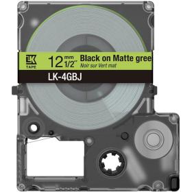 Epson Matte Green/Black 12mm LK-4GBJ