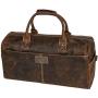 Gillis London Trafalgar Leather Photo Travel Bag Vint BRWN