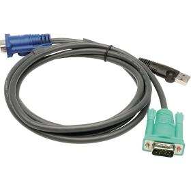 Aten KVM Cable VGA Male / USB A Male - Aten SPHD15-G 1.8m