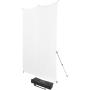 Westcott X-Drop Pro Wrinkle-Resistant Backdrop Kit - High-Key White (8&amp;#039; X 8&amp;#039;)