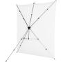 Westcott X-Drop Pro Wrinkle-Resistant Backdrop Kit - High-Key White (8&amp;#039; X 8&amp;#039;)