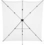 Westcott X-Drop Pro Wrinkle-Resistant Backdrop Kit - High-Key White (8&amp;#039; X 8&amp;#039;)