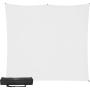 Westcott X-Drop Pro Wrinkle-Resistant Backdrop Kit - High-Key White (8&amp;#039; X 8&amp;#039;)