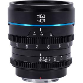 Sirui Nightwalker Series 35mm T1.2 S35 Manual Focus Cine Lens (M4/3 Mount Black)