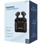 Auriculares Bluetooth Daewoo DW2020 con estuche de carga/ Autonomía 5h/ Negros