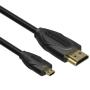 Cable HDMI Vention VAA-D03-B200/ HDMI Macho - Micro HDMI Macho/ 2m/ Negro