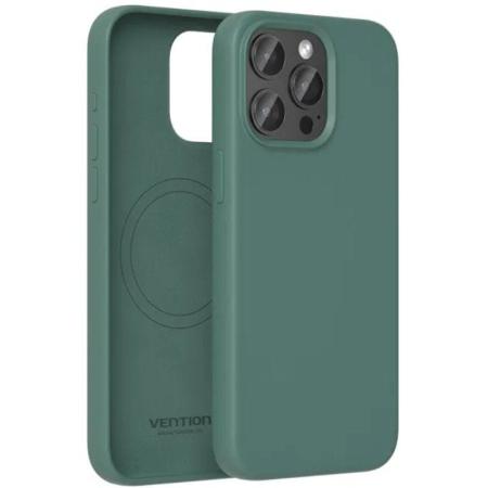 Funda Silicona con Magsafe Vention KUDG0-20/ Compatible con iPhone 13 Mini/ Verde