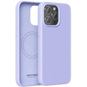 Funda Silicona con Magsafe Vention KUDV0-30/ Compatible con iPhone 13 Pro/ Morada