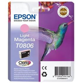 Epson T0806 Ink Cartridge Light Magenta Standard Capacity 7