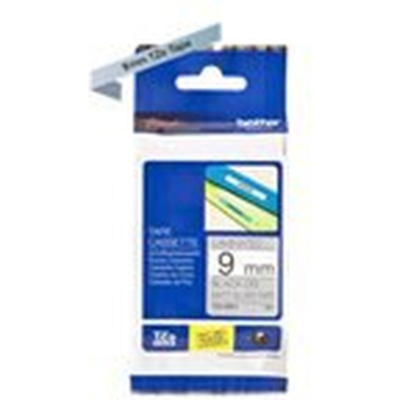 Brother TZEM921 Black/Silver 9mm 8m