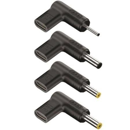 Pack 4 Clavijas para Portátil Acer NGS BUD-AC/ DC - USB Tipo-C