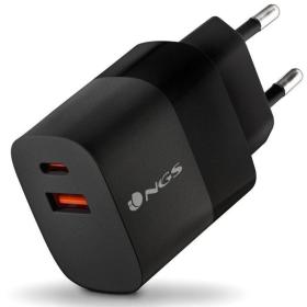 Cargador de Pared NGS Bud/ 1xUSB Tipo-C/ 1xUSB/ 33W