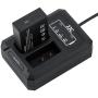 JJC DCH-LPE17 USB Dual Battery Charger (For LP-E17)