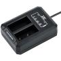 JJC DCH-NPW126 USB Dual Battery Charger (For Fuji NP-W126)