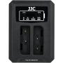 JJC DCH-NP95 USB Dual Charger (Fujifilm NP-95 / Ricoh DB-90)