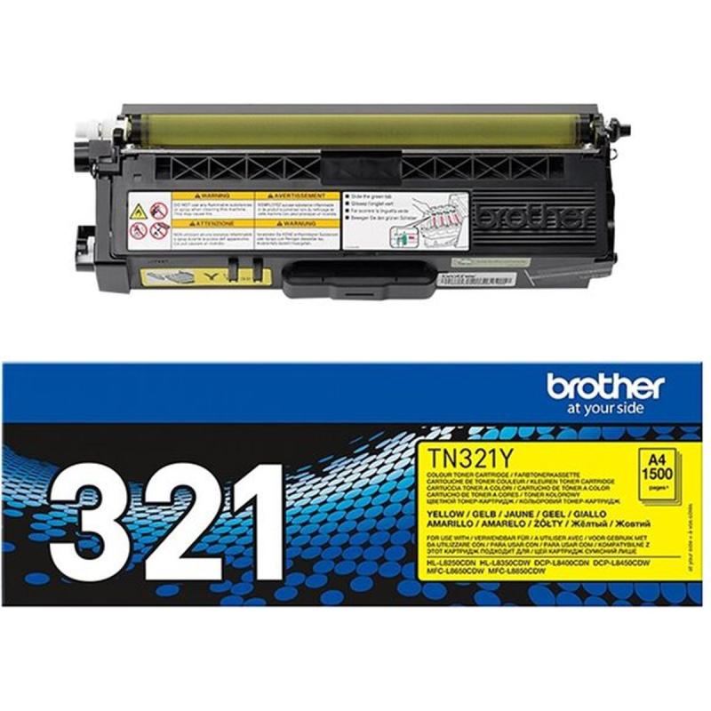 Brother TN321BY Toner Yellow 1500 Pages