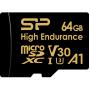 Silicon Power MicroSDXC Card Golden Series High Class 10 A1 UHS-I U3 V30 64GB