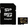 Silicon Power MicroSDXC Card Golden Series High Class 10 A1 UHS-I U3 V30 128GB