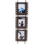 JollyLook 3 Photo Frames Mini Wood Dark Brown