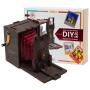 JollyLook Diy Pinhole Square Camera Kit Wood Dark Brown