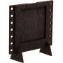 JollyLook 3 Photo Frames Square Wood Dark Brown