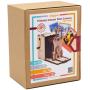 JollyLook Pinhole Square Instant Film Camera Wood Light BR