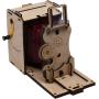 JollyLook Pinhole Square Instant Film Camera Wood Light BR