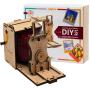 JollyLook Diy Pinhole Square Camera Kit Wood Light Brown