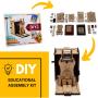 JollyLook Diy Pinhole Square Camera Kit Wood Light Brown