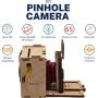 JollyLook Diy Pinhole Square Camera Kit Wood Light Brown