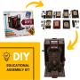 JollyLook Pinhole Square Instant Film Camera Wood Dark B