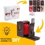 JollyLook Diy Pinhole Mini Camera Kit Wood Dark Brown