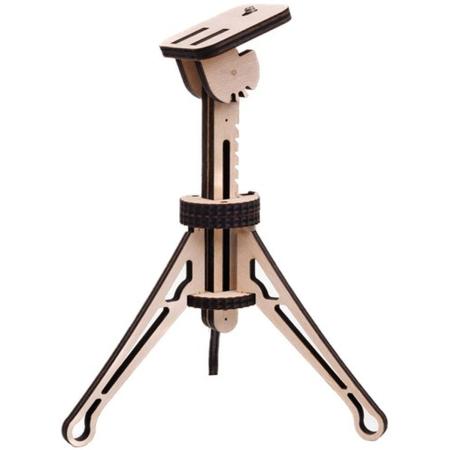 JollyLook Decorative Camera Tripod Wood Light Brown