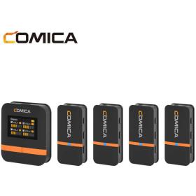 Comica 2.4G Mini Wireless Microphone - 4 Transmitters + Laadcase Vimo Q (Vimo-Q)