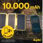 Aqiila Powerbird BS10 Solar PowerBank 20W Yellow 10.000 mAh