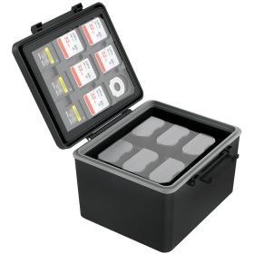 JJC JBC-BAT6 Plastic Storage Case