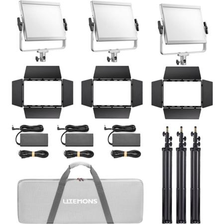 Godox Litemons LP400BI Bi Colour LED Light Panel 3 Light Kit