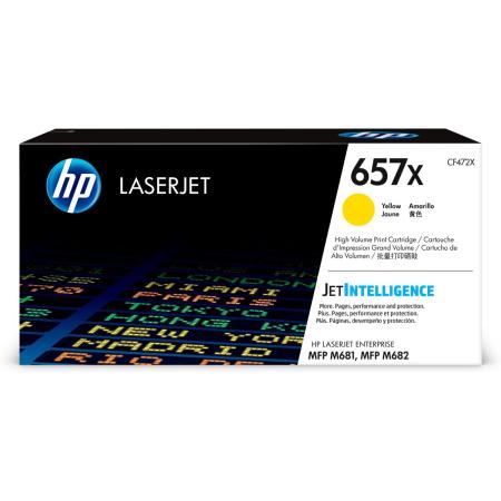 HP 657X LaserJet Cartridge Yellow High Yield CF472X