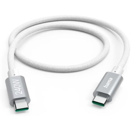 Hama Charging Cable USB-C/USB-C 240W Full-Featured USB 3.2 GEN1 5GBIT/s 1.5m