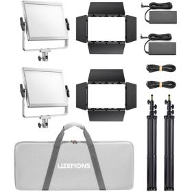 Godox Litemons LP600BI Bi Colour LED Light Panel 2 Light Kit