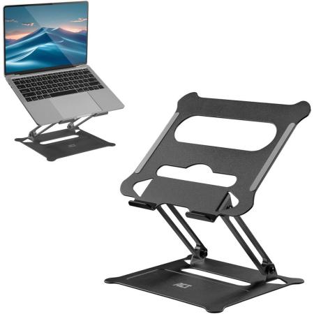 ACT Foldable Aluminium Laptop Stand w/ Stepless Height Adjustment