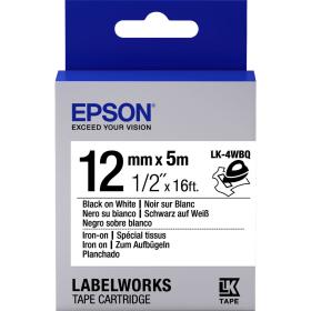 Epson LK-4WBQ Thermocollant Noir/Blanc